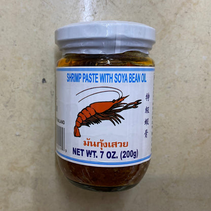 Super Brand Shrimp Paste With Soya Bean Oil - 超力士 豆油虾酱 7 oz (200 g)