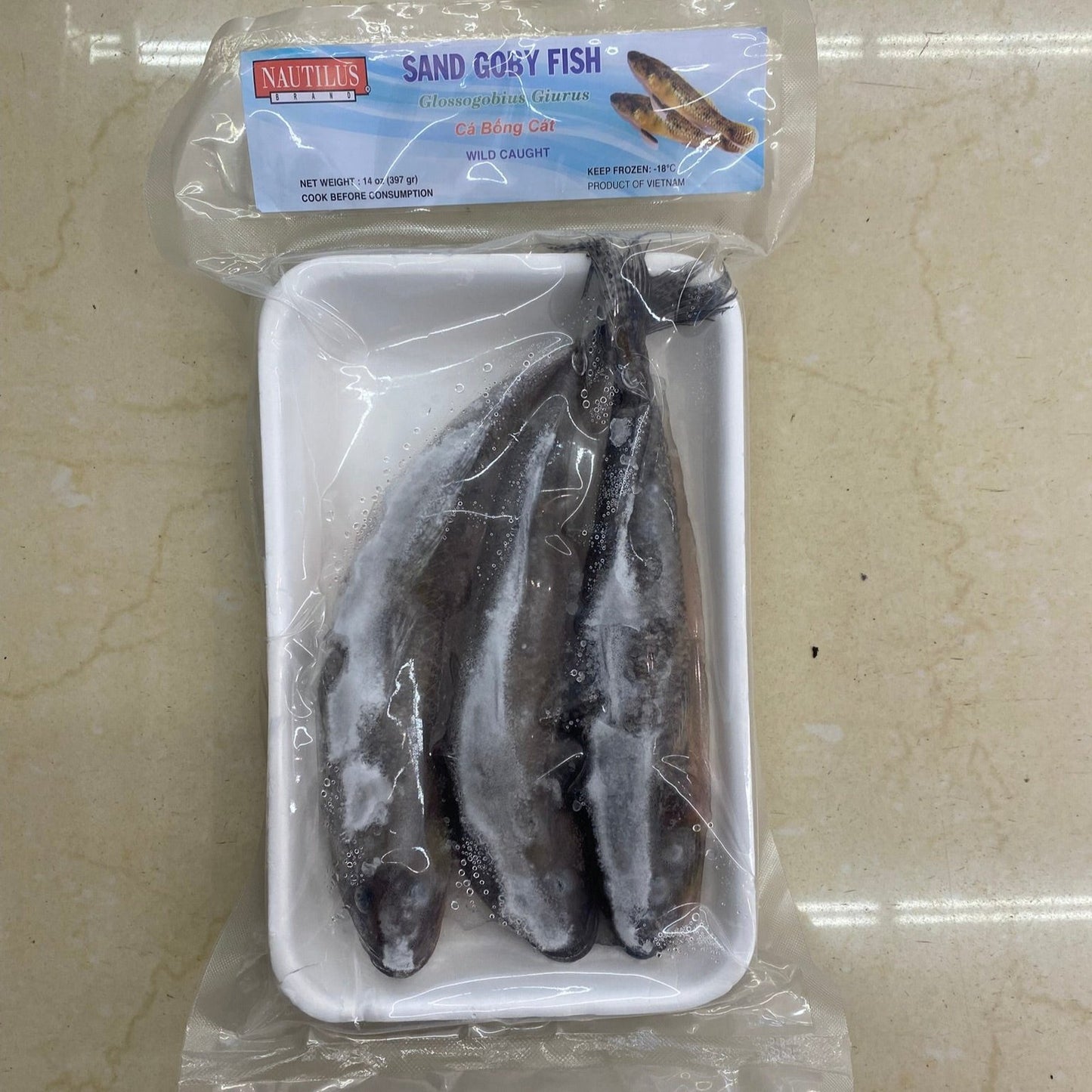 Sand Goby Fish 14 oz - 野生舌蝦虎魚（狗母魚）