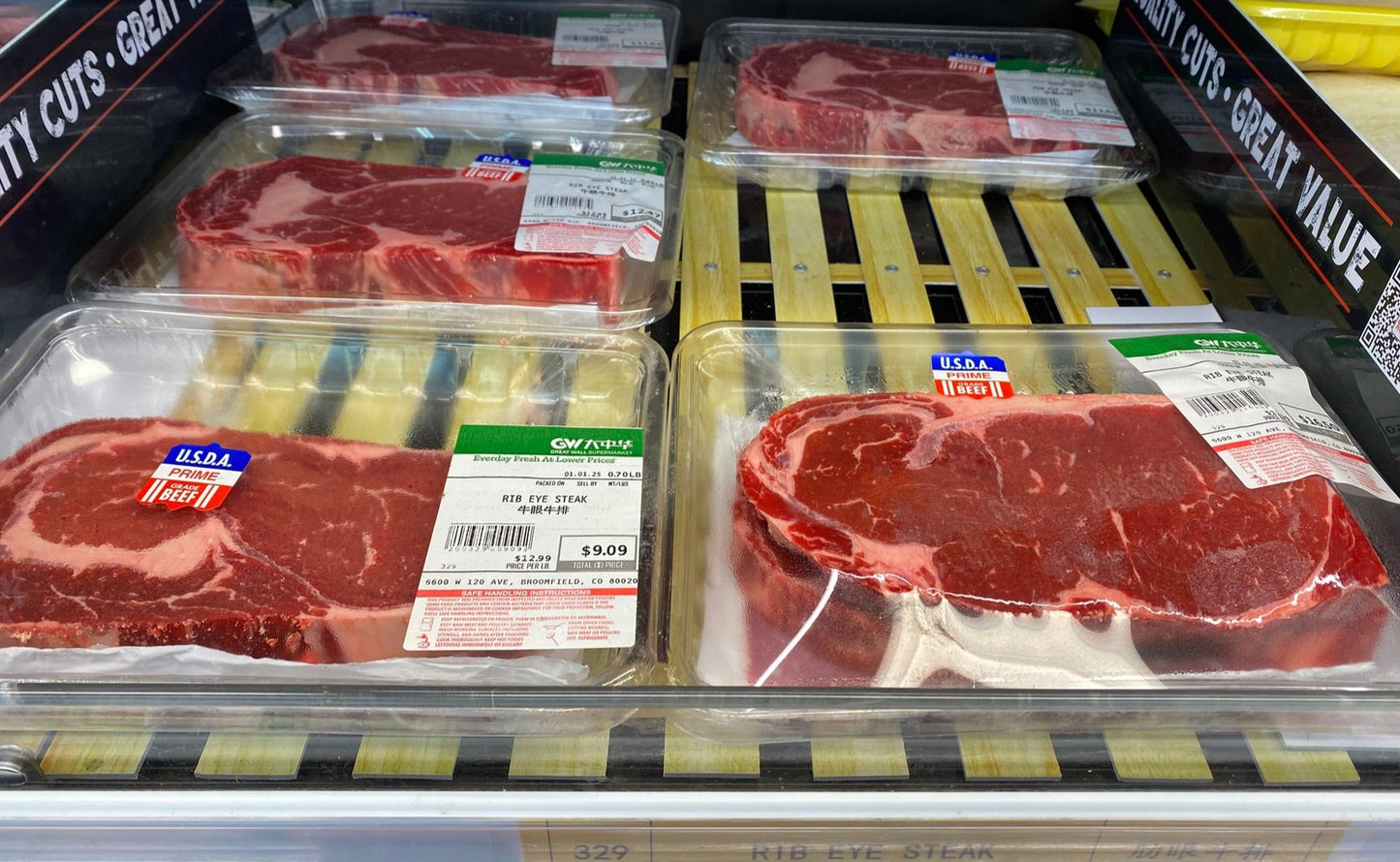 Rib Eye Steak - 肋眼牛排0.7-1.0 lb