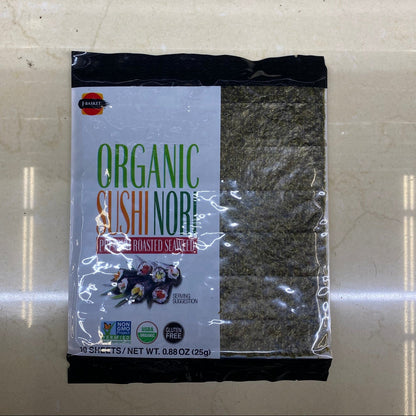 J-BASKET ORGANIC PREMIUM SUSHI NORI FULL - JB日式有机寿司海苔 10sheets 1oz/28g