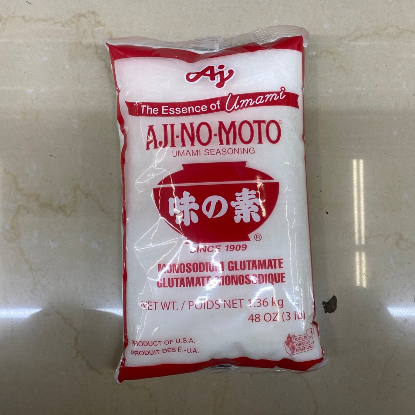 Ajinomoto Umami Seasoning MSG 3 lb - Ajinomoto 味之素味精 鲜味调味料 3lb 3 磅