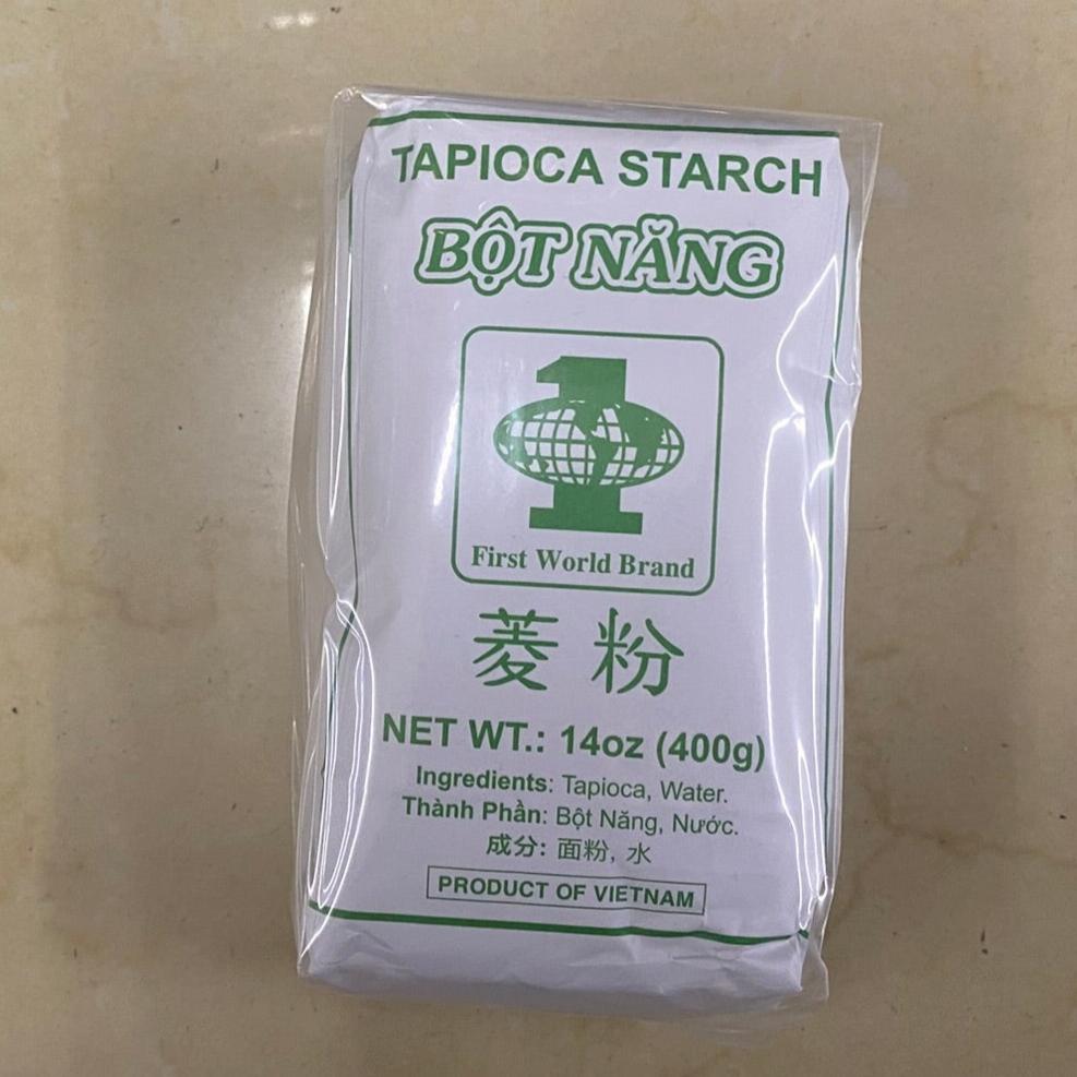 FIRST WORLD Tapioca Starch Powder (Bot Nang) 14 oz- 菱粉