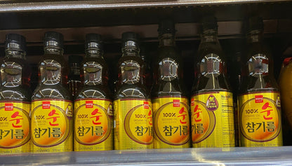 WANG 100% Sesame Oil 18.6fl oz(550ml) - 韓國WANG麻油