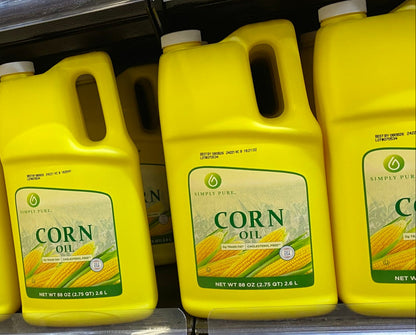 SIMPLY PURE CORN OIL 88OZ - 玉米油2.6L