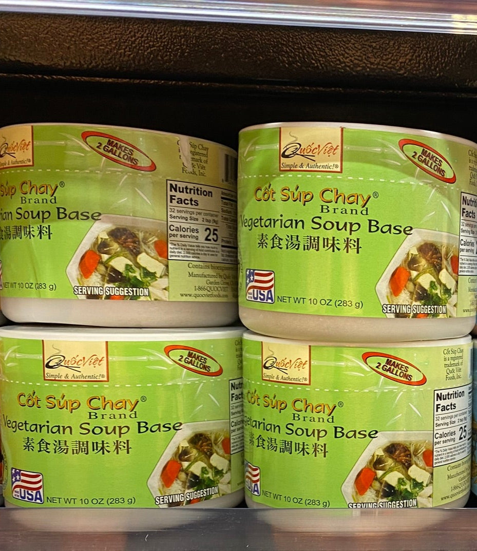 素食湯調味料- Quoc Viet Foods Vegetarian Soup Base 10oz Cot Sup Chay Brand