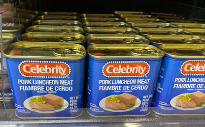 Celebrity Luncheon Meat - Celebrity猪肉午餐肉 12oz/340g