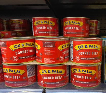 Ox &amp; Palm Corned Beef - Ox &amp; Palm 午餐肉15oz