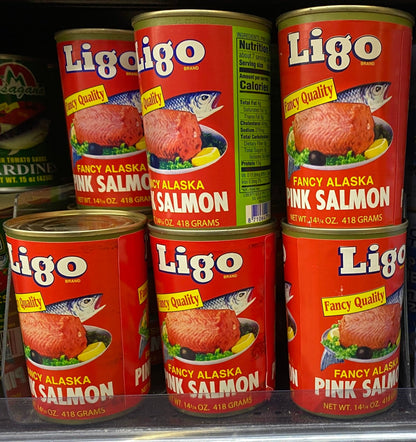 Ligo Fancy Alaska Pink Salmon  418g - LIGO阿拉斯加粉红鲑鱼（三文鱼）