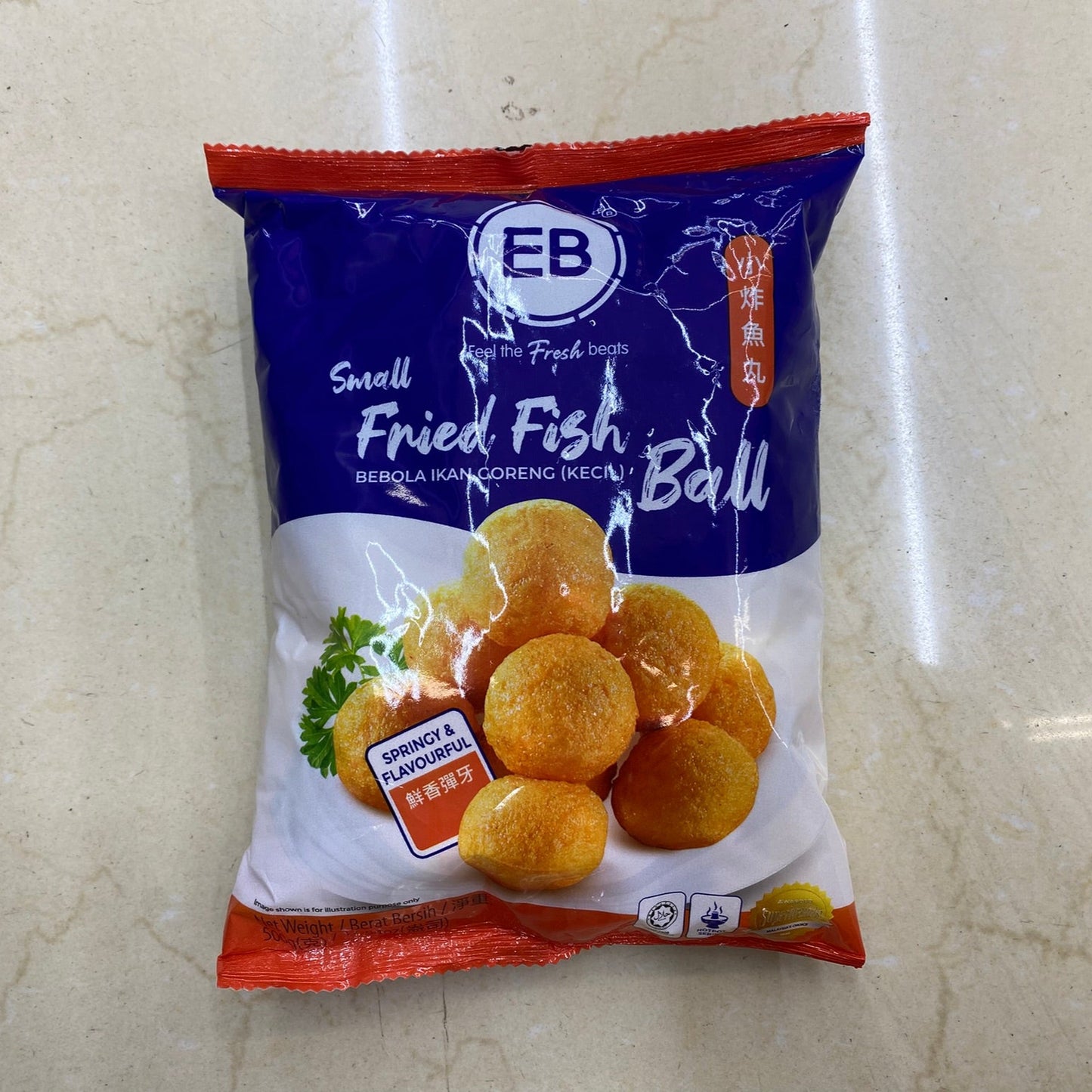 EB FRIED FISH BALL - EB 小炸鱼丸 500g