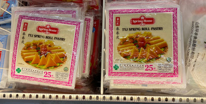 第一家春捲皮- 第一家春捲皮- TYJ FZ SPRING ROLL PASTRY 8IN 25pcs