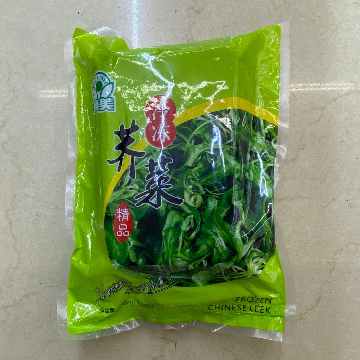 Frozen Chinese Leek - 华美 冷冻荠菜 500g(17.6oz)