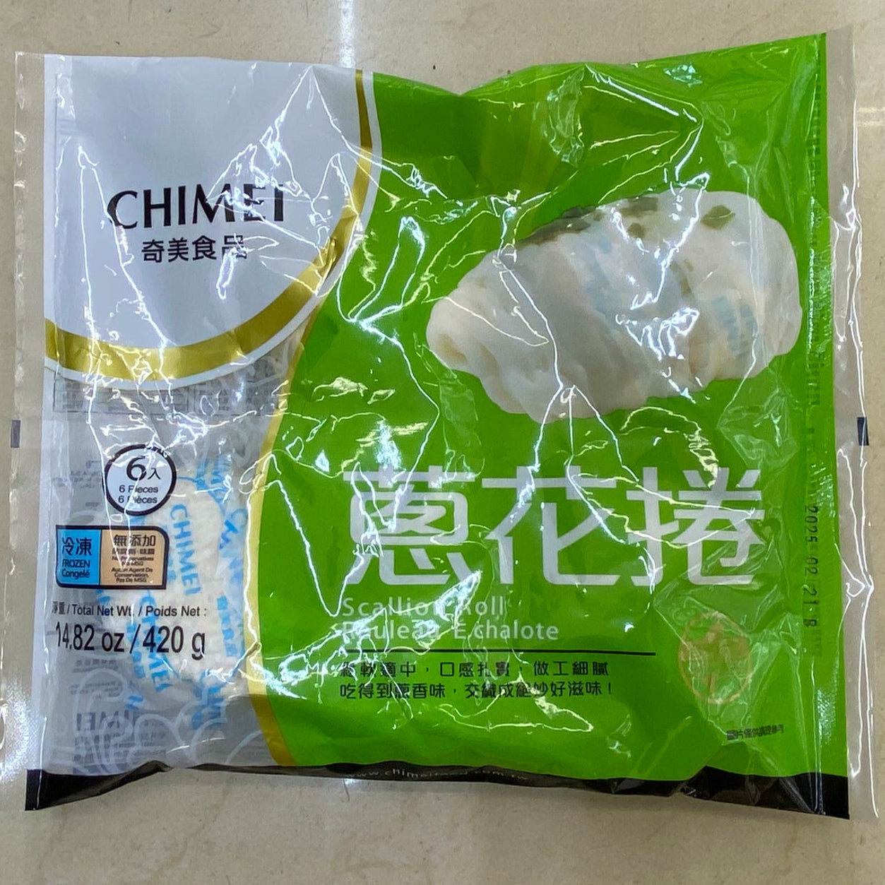 奇美葱花卷 - Chimei Scallion Roll 420g