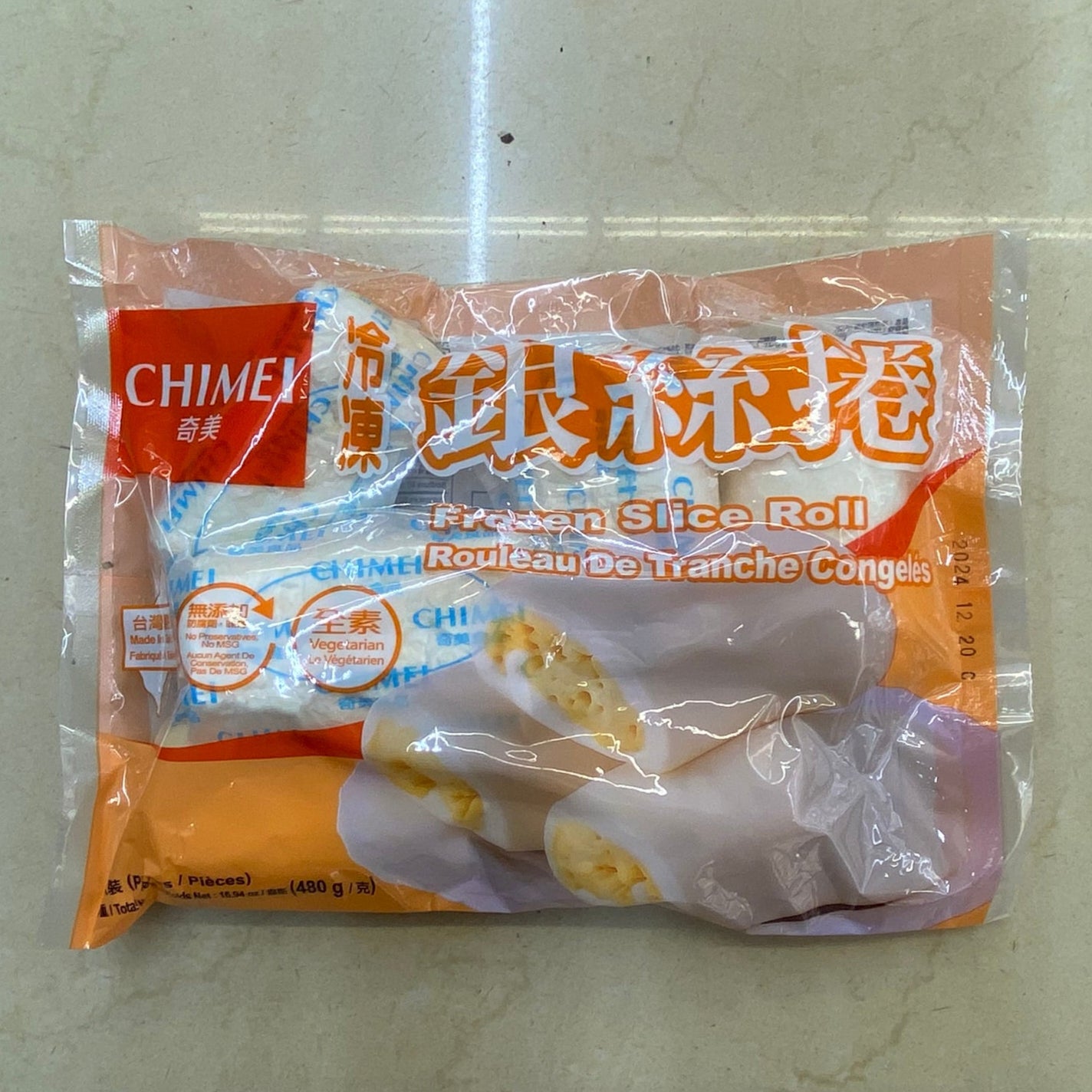 奇美银丝卷 - CHIMEI FRZ. SLICE ROLL 480g