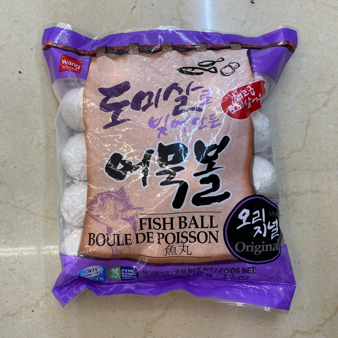 왕도미살어묵볼Fish Ball - 韓國WANG魚丸12oz