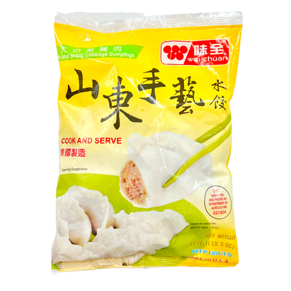 WEI/C PORK/NAPA CABBAGE DMPLNG - 味全山東手藝水餃(白菜豬肉) 12 oz