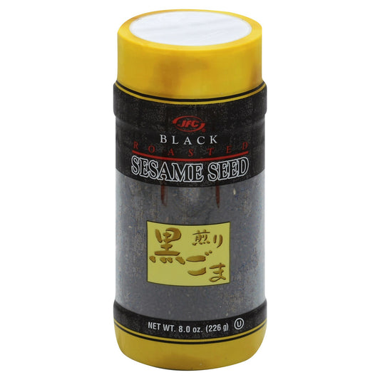 J-Basket Roasted Black Sesame Seeds 8 oz - JFC 烤黑芝麻Iri Goma226.8 g