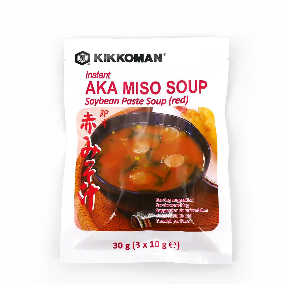 Kikkoman Instant AKA Miso Soybean Paste Red Soup, 1.05 oz