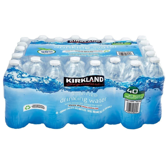 Kirkland Signature Purified Drinking Water 40Bottles*16.9oz - 飲用純淨水 - 饮用纯净水（40瓶）