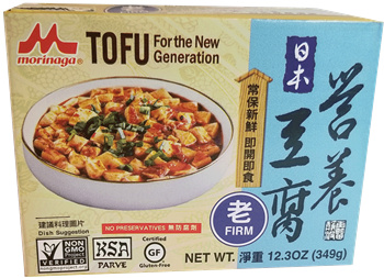 Morinaga - Mor-nu - Silken Tofu Firm 12.3 oz - 森永盒装绢豆腐 340 克