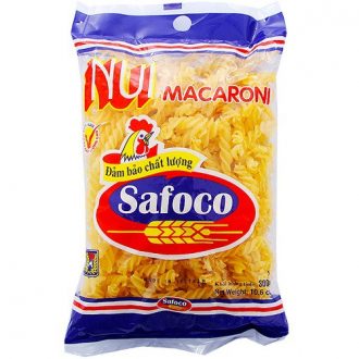 Safoco Brand Egg Macaroni Spiral Shaped 10.6 oz - Safoco 鸡蛋通心粉 螺旋形 300g