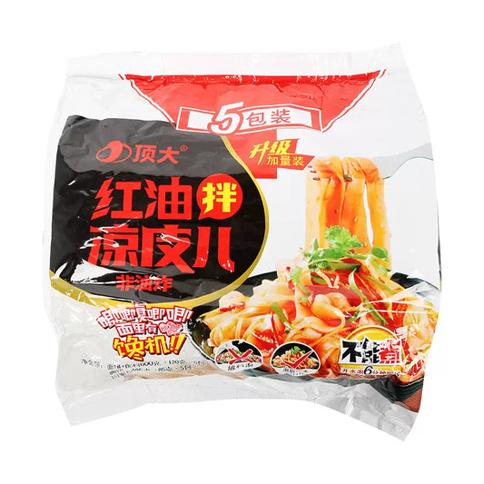 CHILI OIL COLD NOODLES HOT&SPICY FLAVOR 120g - 顶大红油拌凉皮