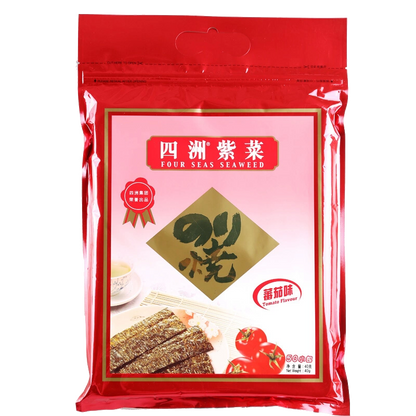 Four Seas SEAWEED Seasoned Seaweed - 四洲紫菜原味/番茄口味50小包/40g