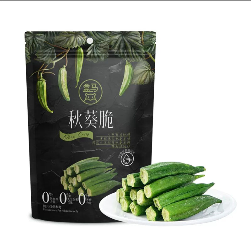 HEMA OKRA CRISPS - 盒马秋葵脆100g