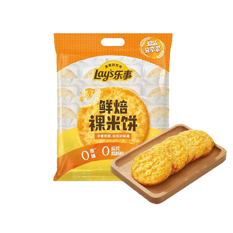 乐事鲜焙裸米饼 160g