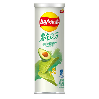 Lay's 乐事薯片工坊 牛油果薯片 清甜芥末味 104g/罐