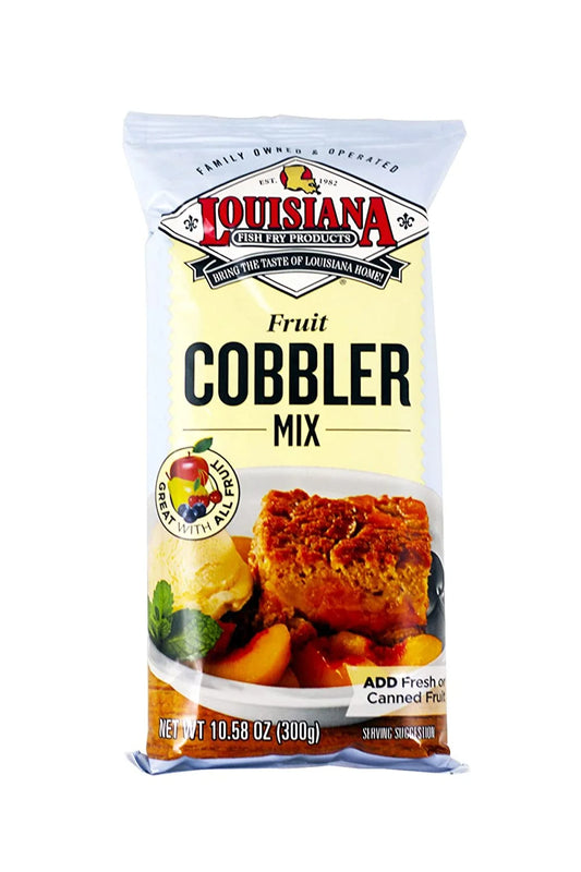 LOUISIANA Peach &amp; Blueberry Cobbler Mix, 10.58 oz