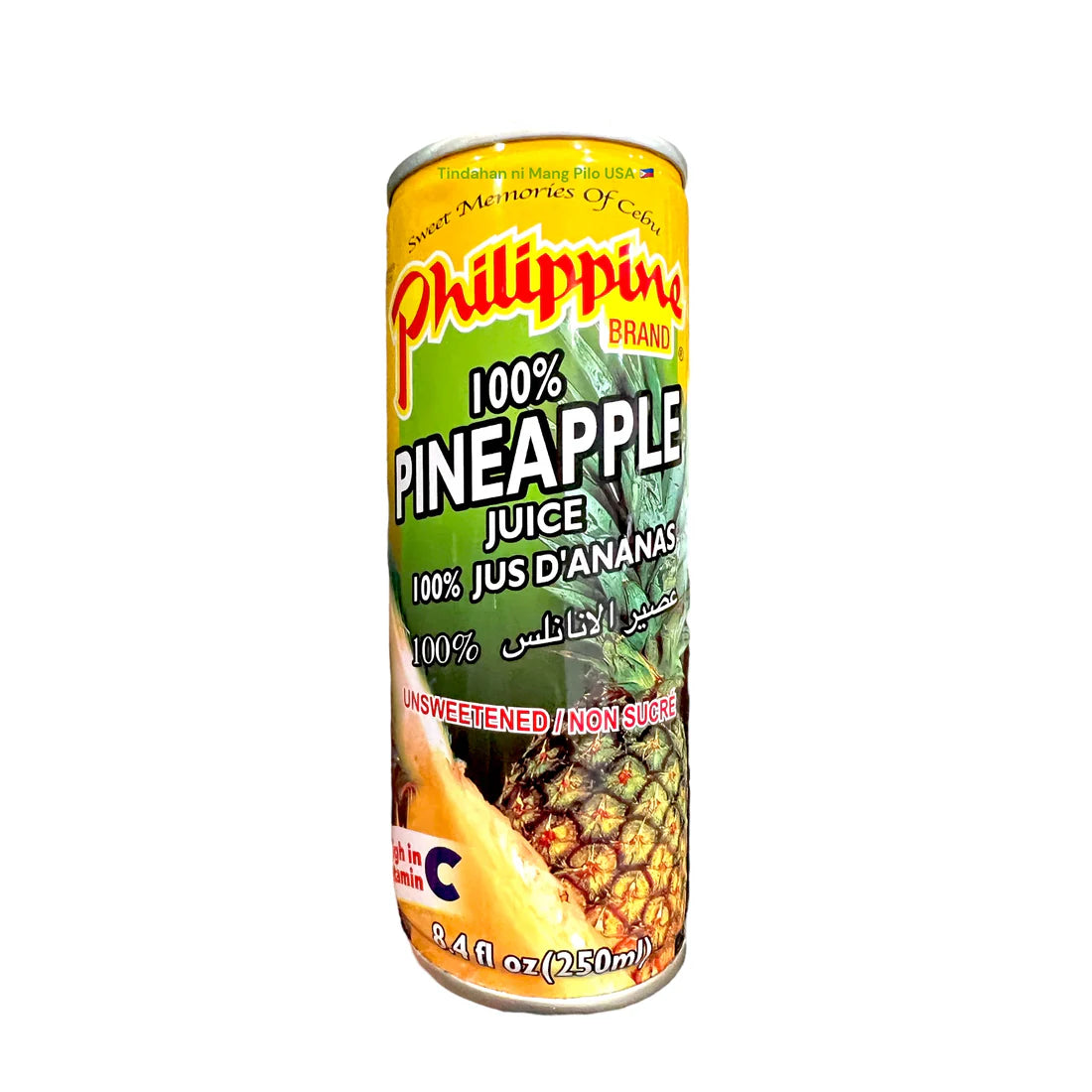 PHILIPPINE BRAND Pineapple Juice (8.4 fl.oz/250ml)