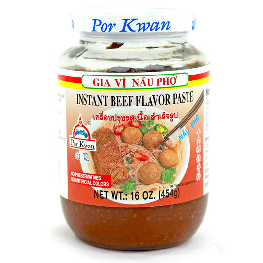 Por Kwan Instant Soup Base (Beef Flavor) - 珀宽牛肉汤料 16oz