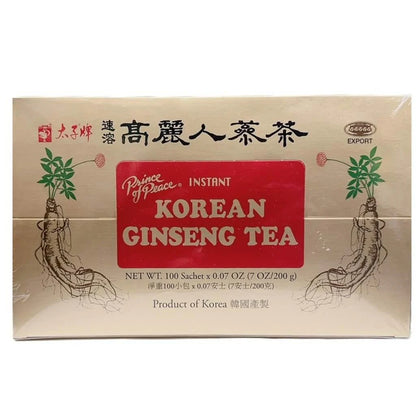 太子牌高麗人參茶 - Prince Of Peace Instant Korean Panax Ginseng Tea - 100 Tea bags