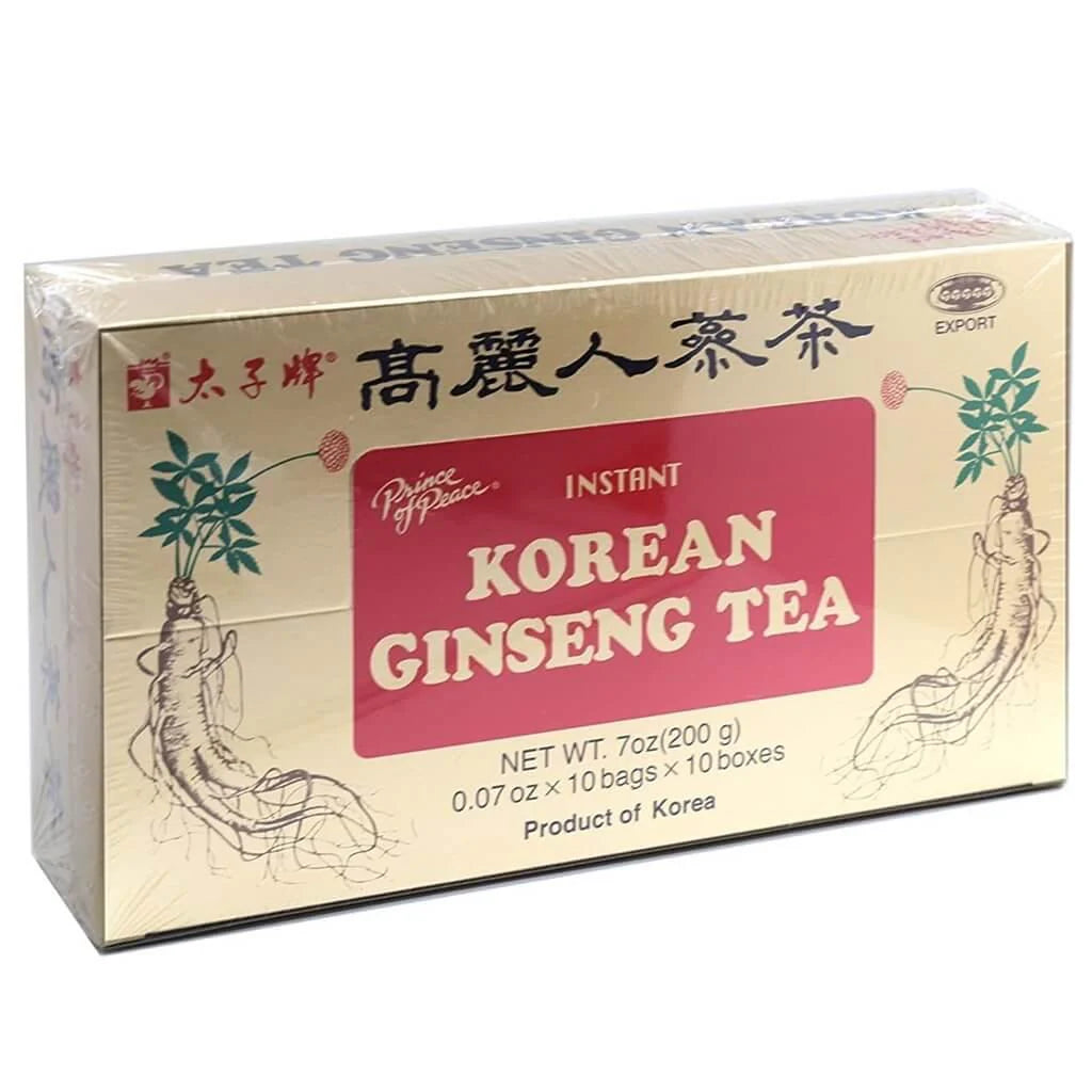 太子牌高麗人參茶 - Prince Of Peace Instant Korean Panax Ginseng Tea - 100 Tea bags