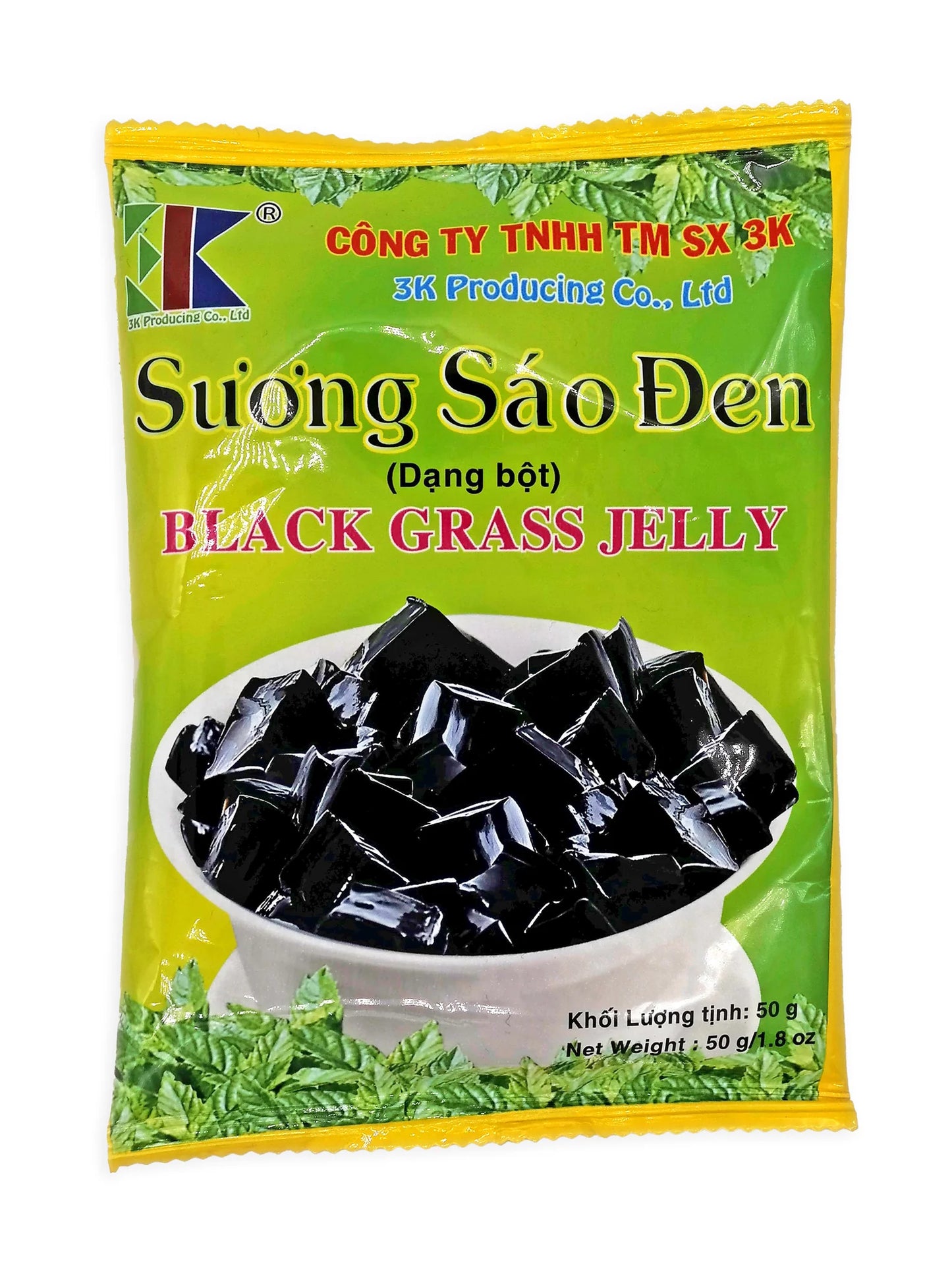 3K SUONG SAO DEN - Black Grass Jelly 黑凉粉 50g