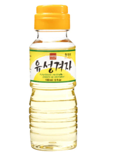 WANG CLEAR MUSTARD SAUCE , 왕유성겨자8OZ - 韓國WANG芥末油150 ml