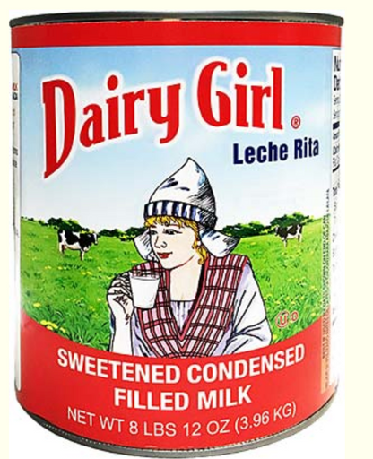 乳业女孩 淡炼奶 - Dairy Girl Leche Rita Sweetened Condensed Filled Milk 14oz