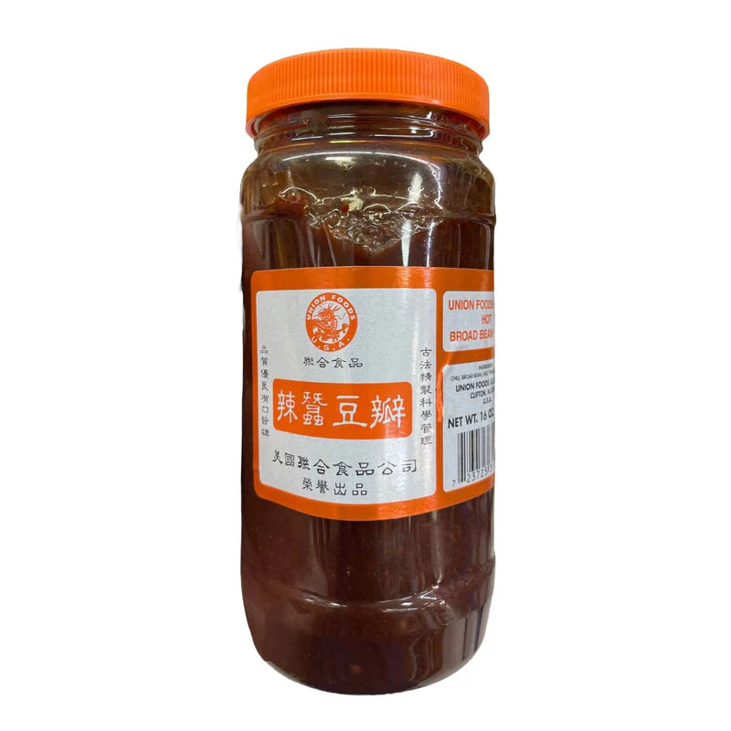 LIAN HOW  Hot Broad Bean Sauce - 联合牌辣蚕豆瓣 8 oz