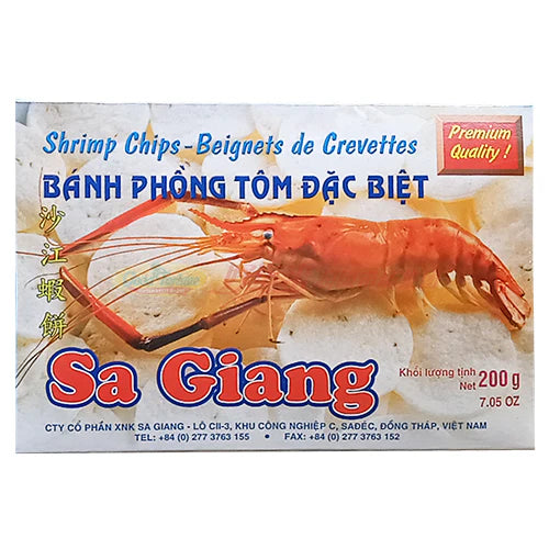 Sa Giang Shrimp Chips  - 沙江虾饼 7.05 OZ