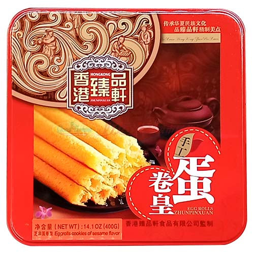 EGG ROLL ORIGINAL FLV - 香港臻品轩 手工蛋卷皇（原味） 14.1 OZ