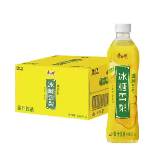 KSF PEAR JUICE W/ ROCK SUGAR DRINK(Case) - 康师傅饮料系列 - 冰糖雪梨 500ml（箱）