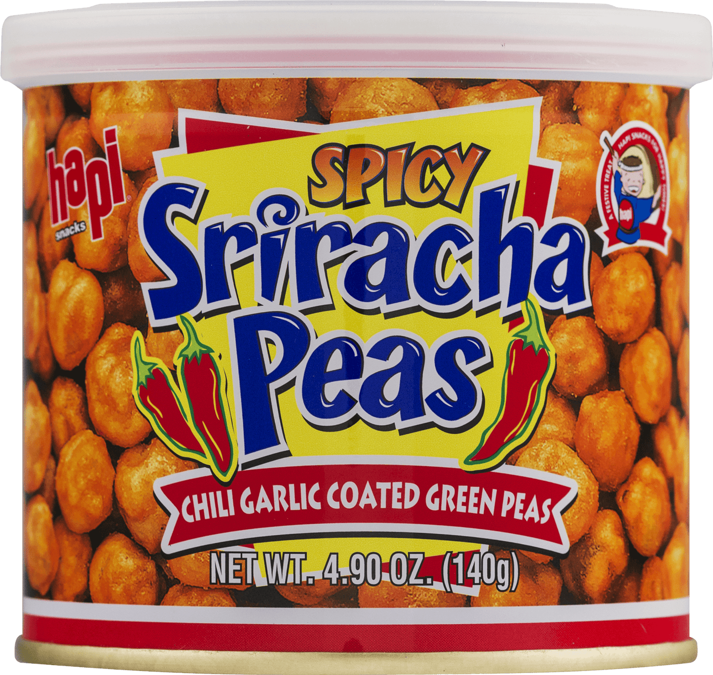 Hapi Snacks Spicy Sriracha Peas, 4.9 oz