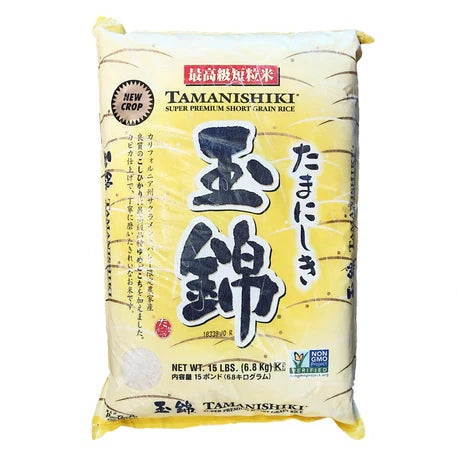 玉錦壽司白米- 玉錦壽司白米15磅-Tamanishiki Super Premium Short Grain Rice 15 lbs