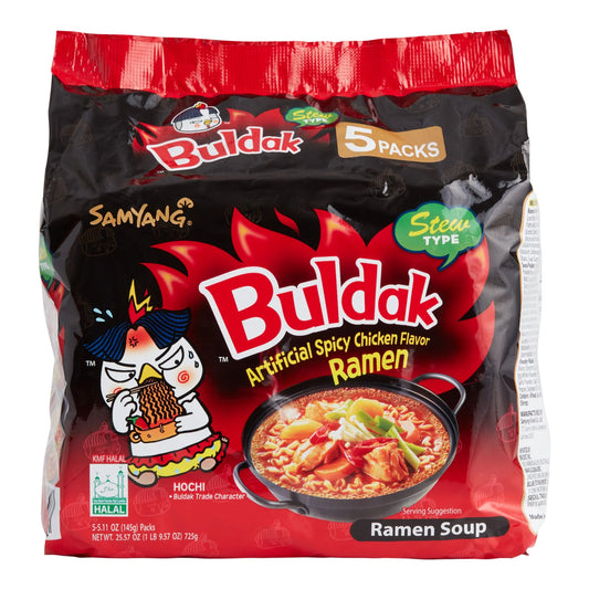 Samyang Buldak Ramen Noodle Stew 5pk - 韓國火雞肉麵