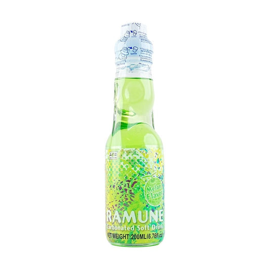 Mizuho Ramune,  Melon 6.76 fl oz - 日本Mizuho弹珠汽水 蜜瓜味 200ml