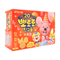 Binggrae Pororo & Friends Cheddar Cheese Crackers 2.3oz(65g) - 韩国饼干