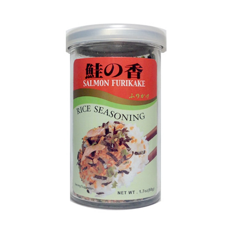 AJISHIMA Rice Seasoning Salmon Furikake, 1.7oz - 日本味岛 香松系列 日式拌饭料 鲑鱼海苔味 50g