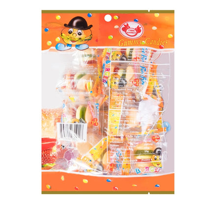 TWIN RABBIT Jelly Gummy Candy Burger Mini Chew 120g - 雙兔漢堡軟糖120g