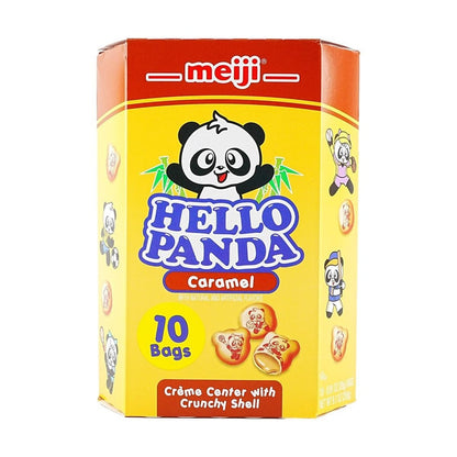 Hello Panda Cookies, Caramel 9.1 oz - 明治Hello Panda 熊貓餅乾焦糖味