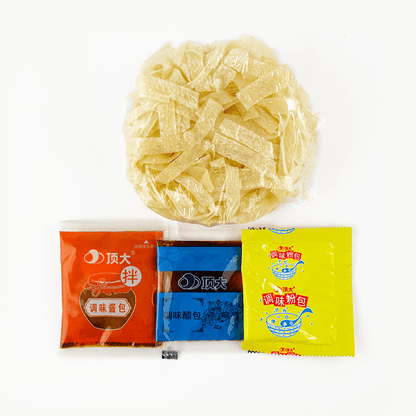 DINGDA Cold Rice Noodles in Sesame Paste, 4.23oz - 顶大麻酱拌凉皮  120g